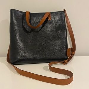 Madewell small crossbody crossbody black English saddle